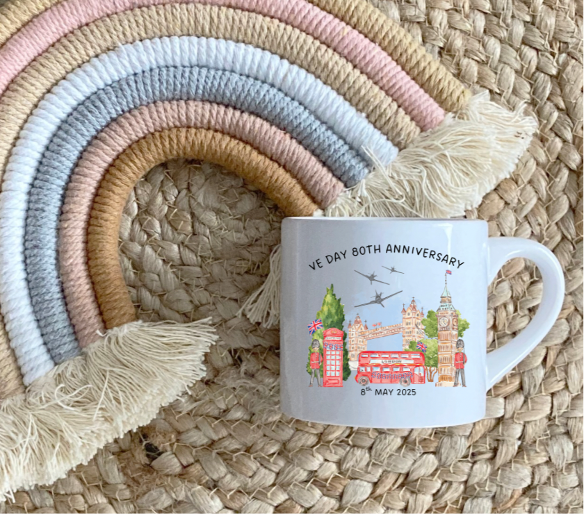 6oz VE Day commemorative mug