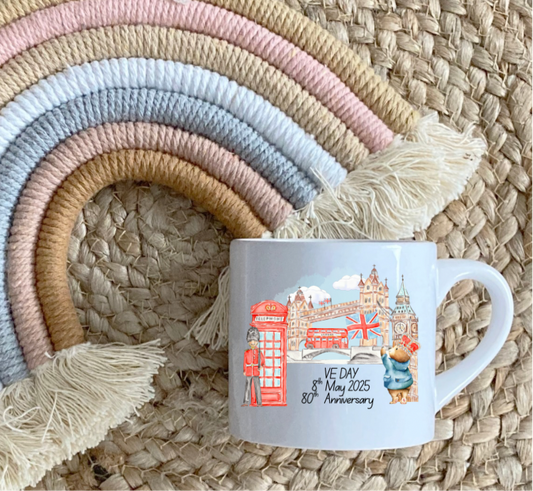 6oz VE Day commemorative mug